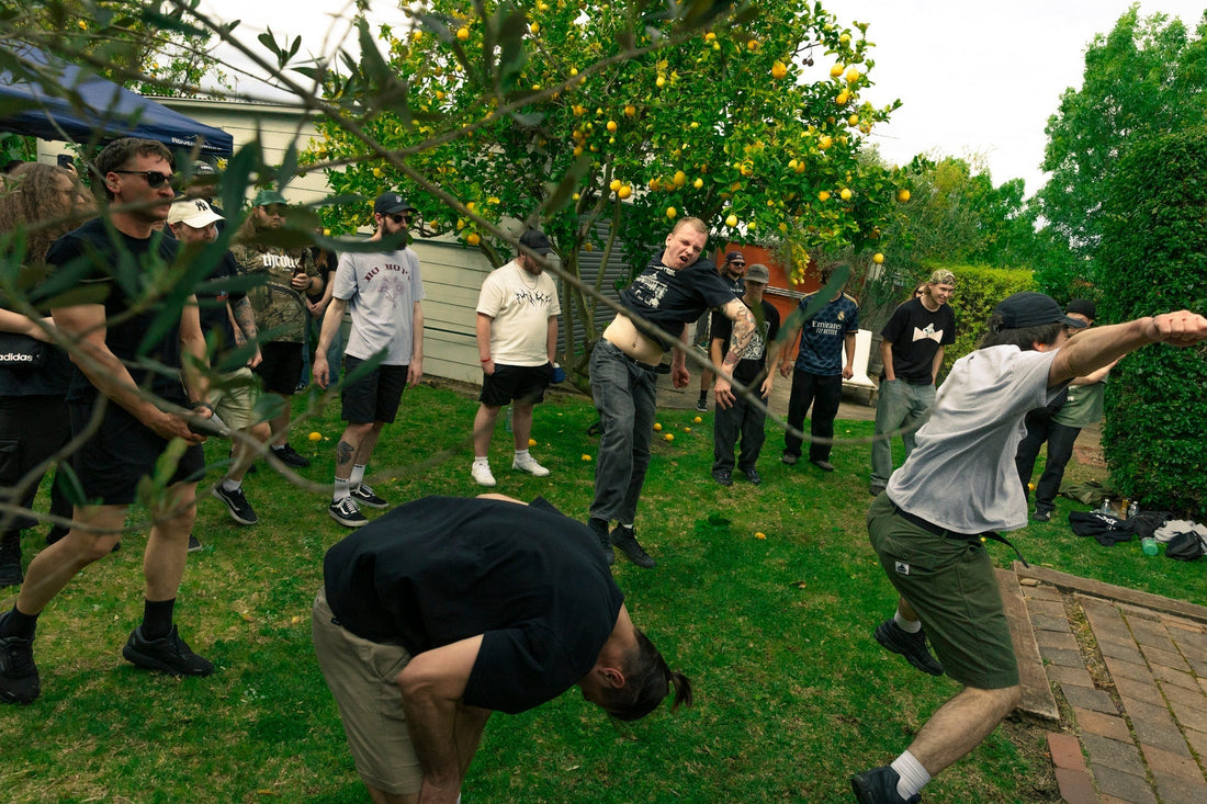 DAYLIGHT CHAOS: Vented Hosts Bay City Hardcore Backyard Gig