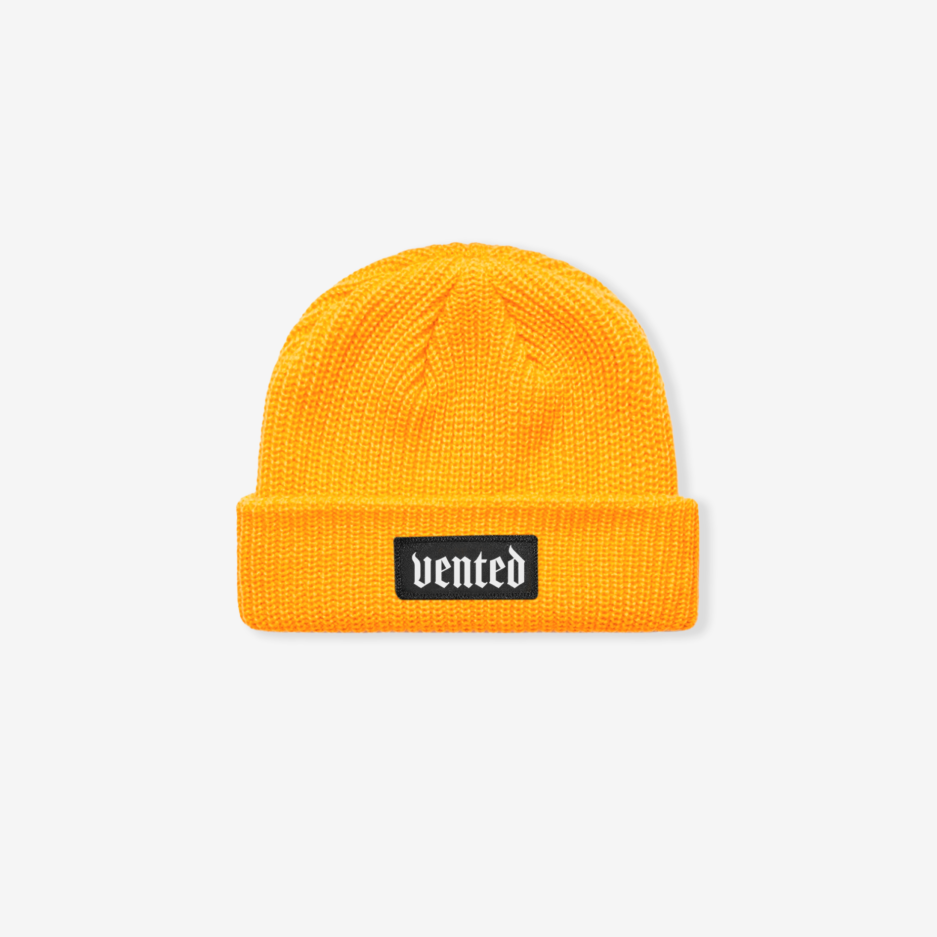 Self-titled Cable Beanie - Yellow